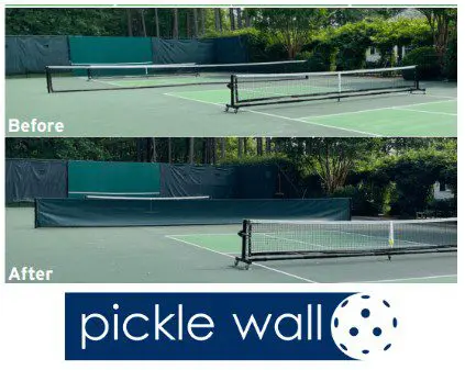 Pickle Wall installation before and after